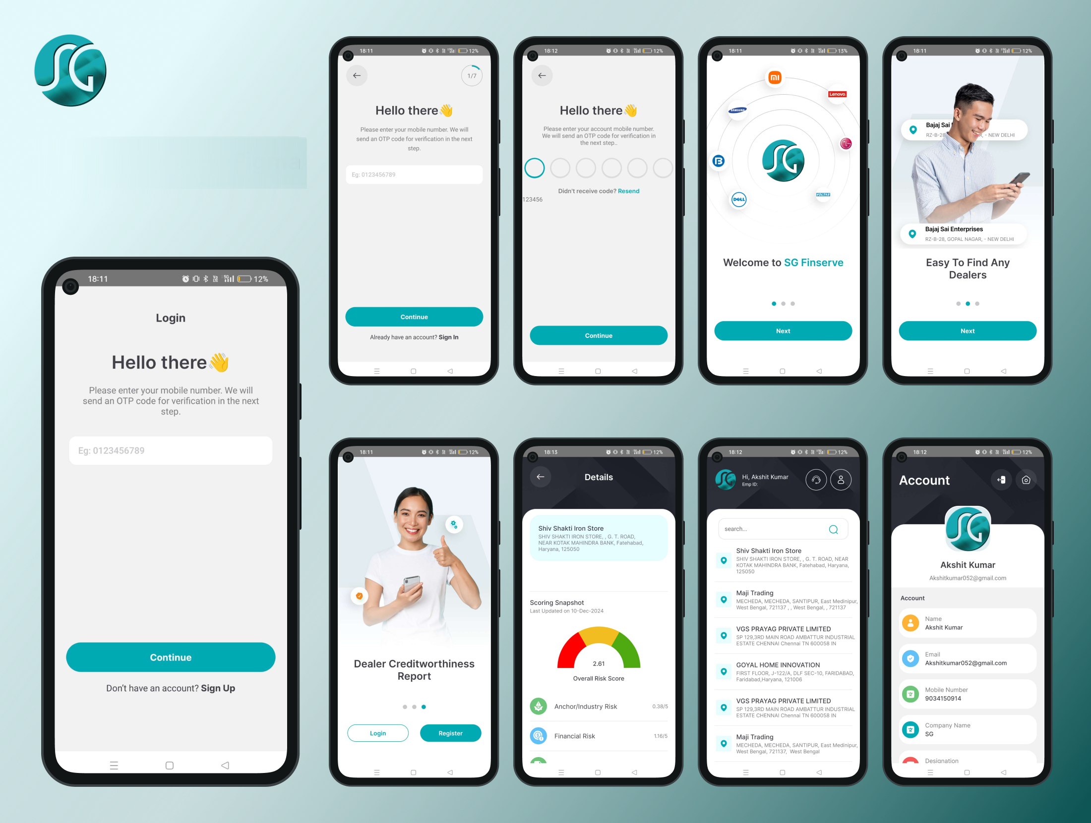 android app design ui ux concept 1